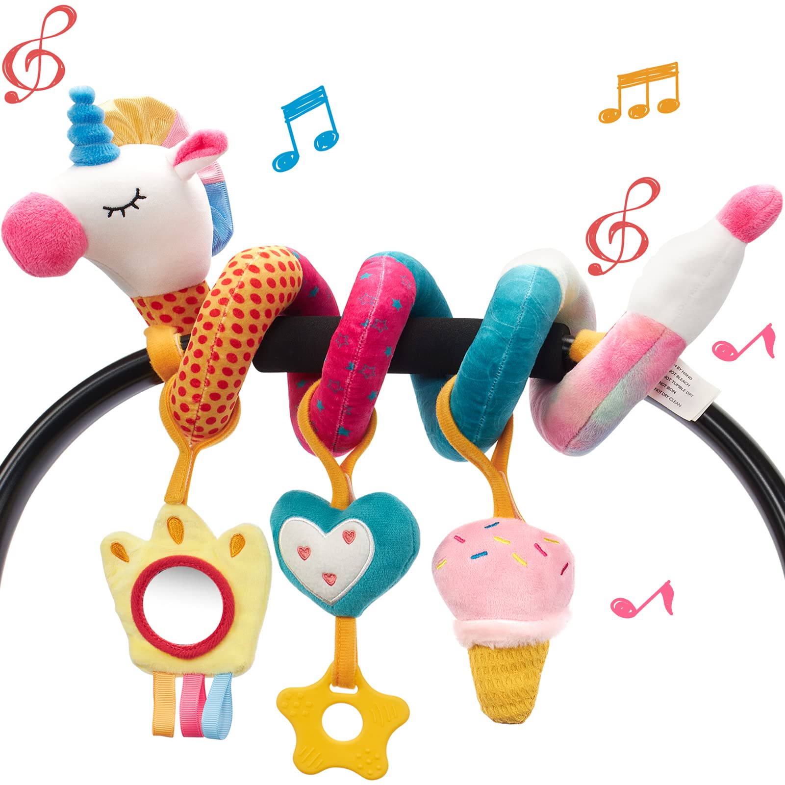 Musical Instrument Rattle - Car Seat Toys for Babies Rattle
