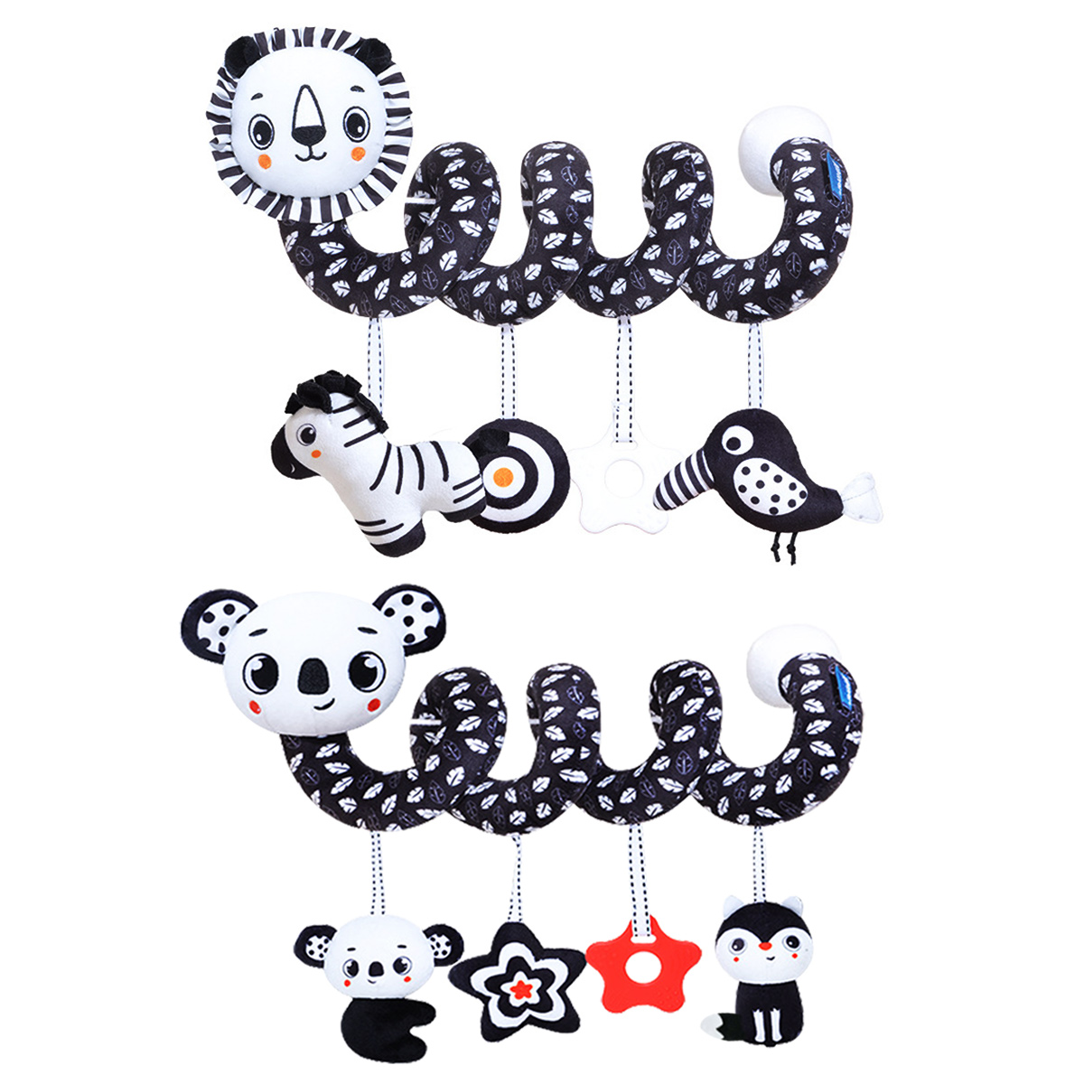 Musical Instrument Rattle - Baby Plush Spiral Hanging Toys for