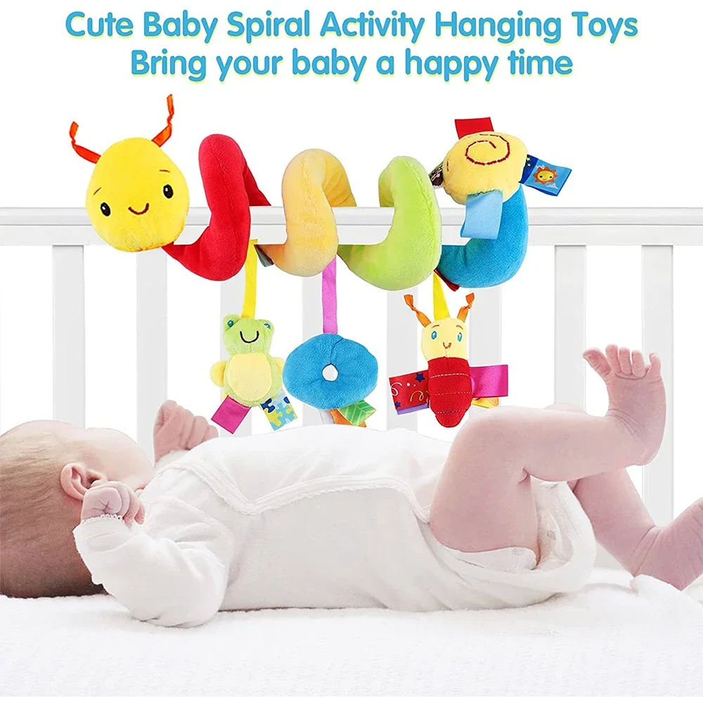 Spiral Stroller Toys Newborn P - Musical Instrument Rattle 评论和价格