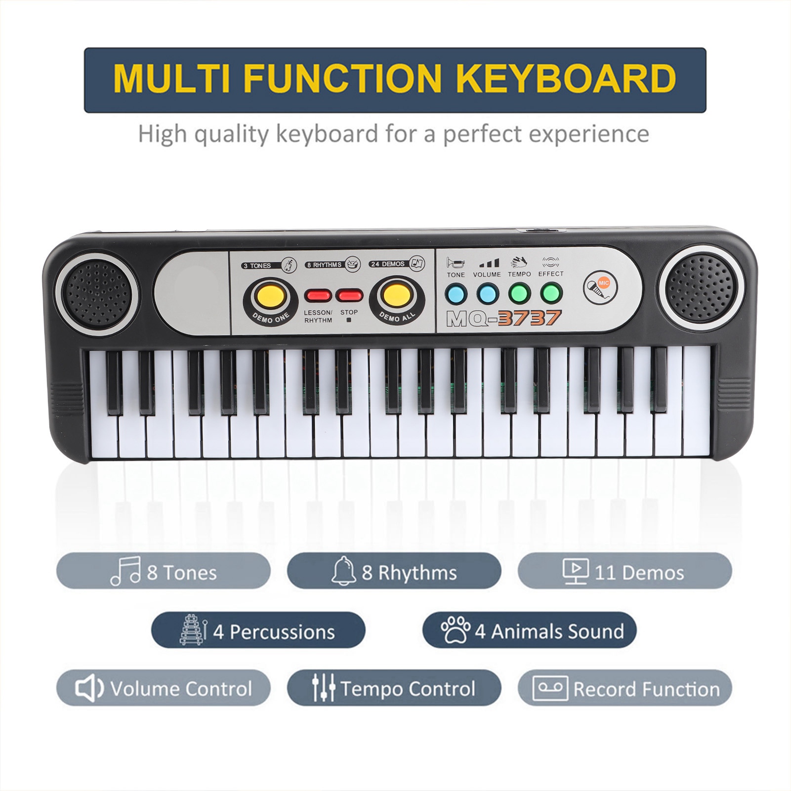 37 Keys Electric Digital Key B - Musical Instrument Names 评论和价格