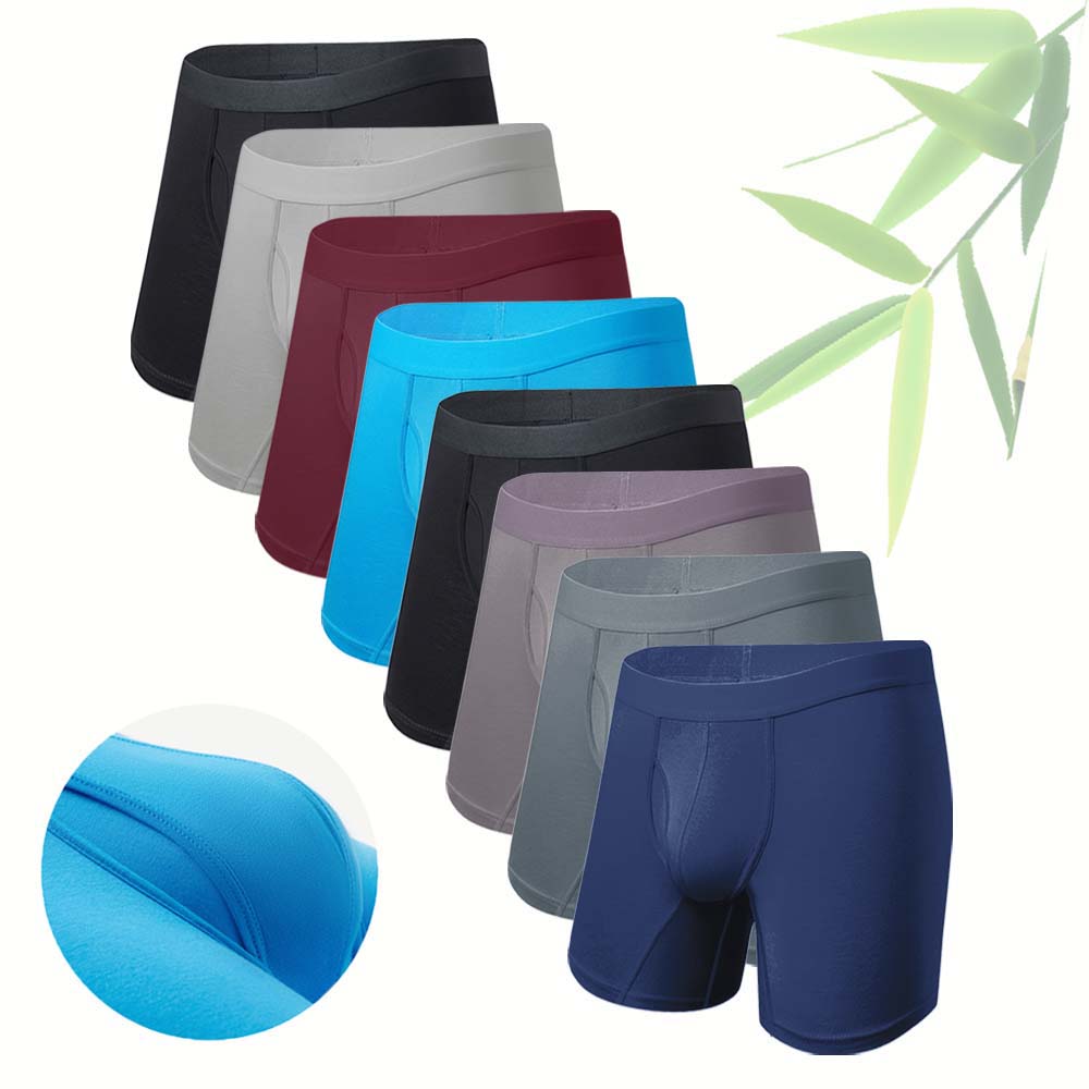 8Pcs Bamboo Fiber Boxers Man B - Didgeridoo Bamboo 评论和价格