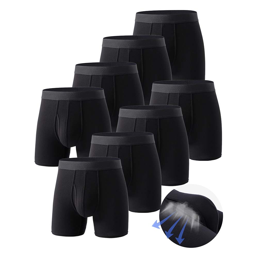 8Pcs Boxers Man Black Long Box - Didgeridoo Bamboo 评论和价格