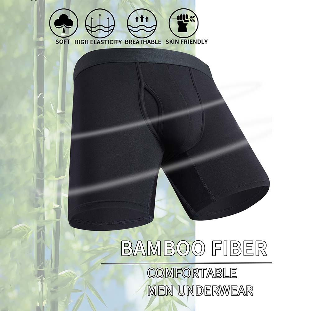 8Pcs Boxers Man Black Long Box - Didgeridoo Bamboo 评论和价格
