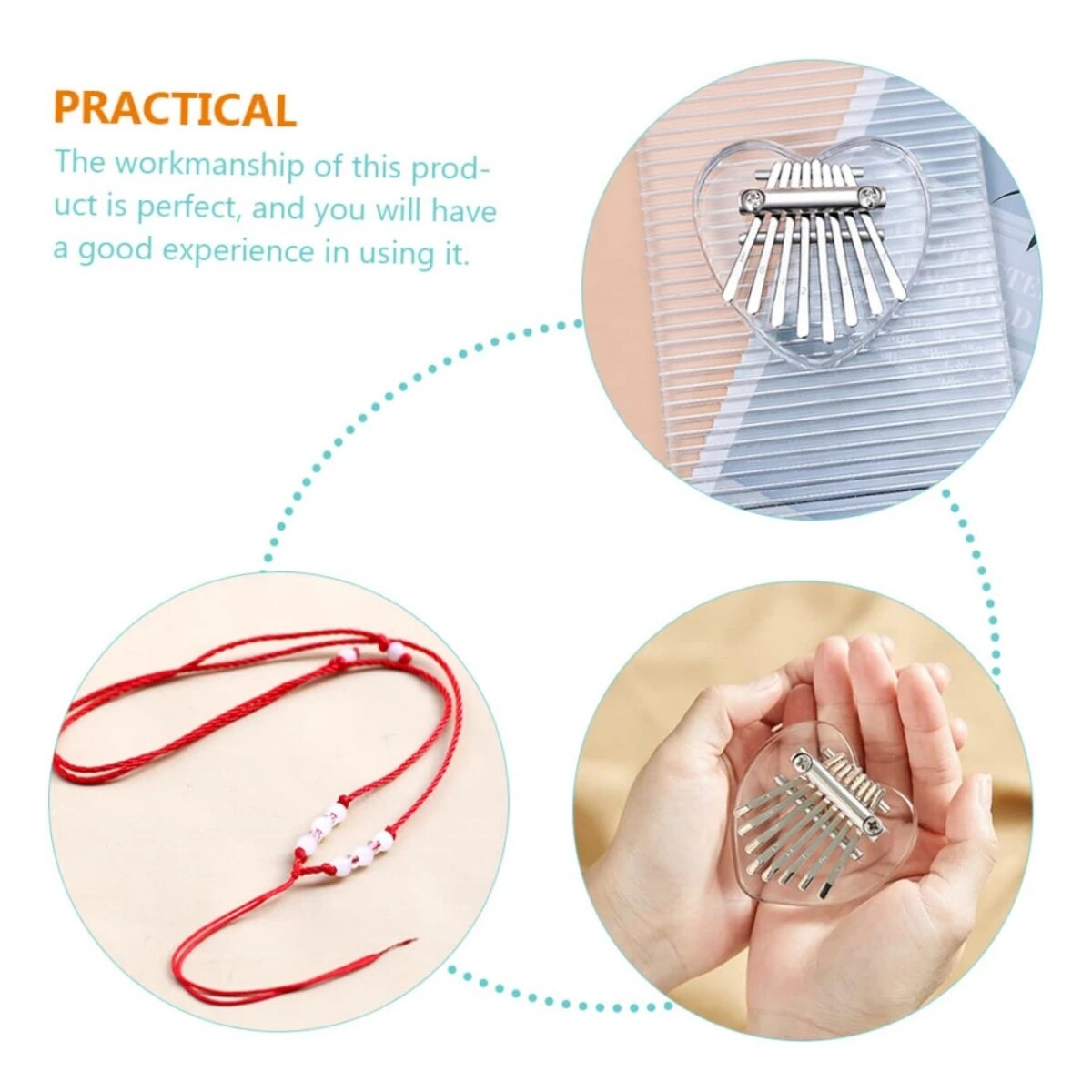 Miwayer 8 Keys Mini Kalimba Ra - Musical Instrument Names 评论和价格