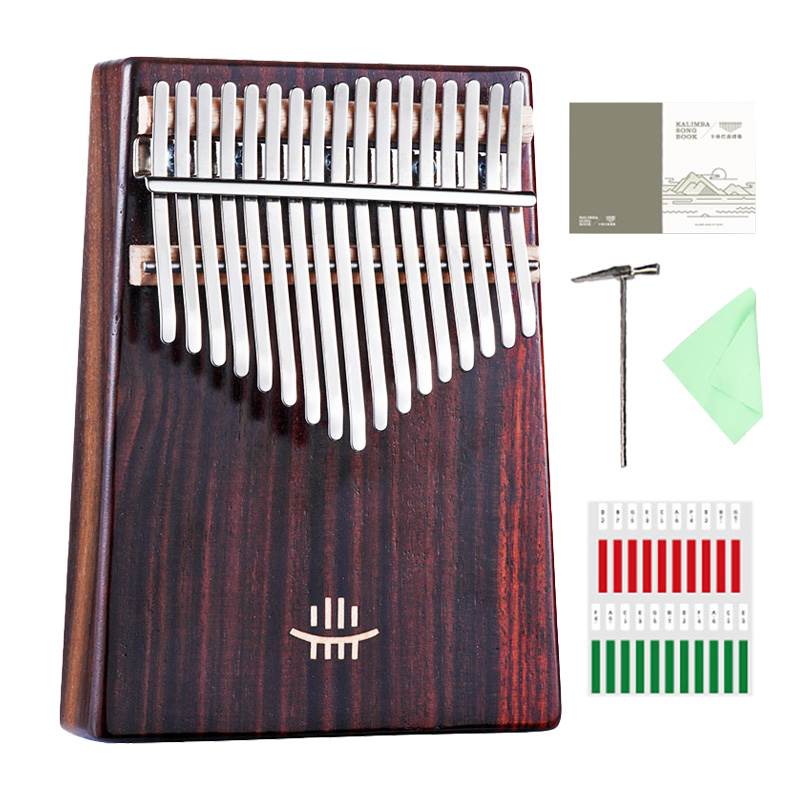 Hluru Kalimba 17 Keys with Hol - Musical Instrument Names 评论和价格