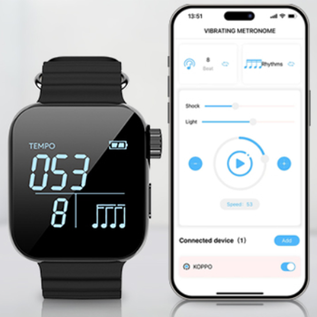 Wearable Vibrating Metronome 4 - Musical Instrument Names 评论和价格