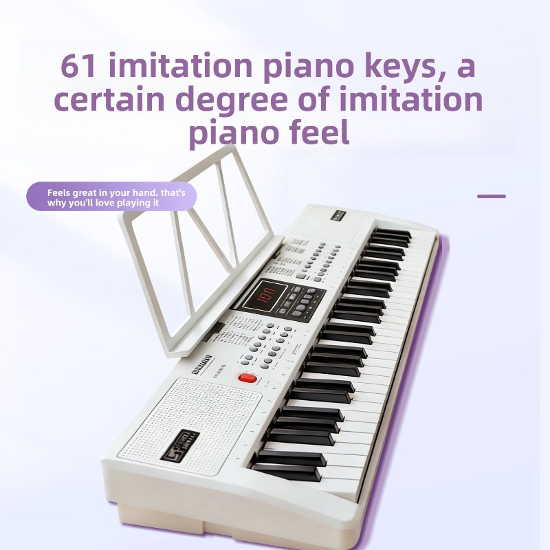 Electronic Keyboard 61 Keys Mu - Musical Instrument Names 评论和价格