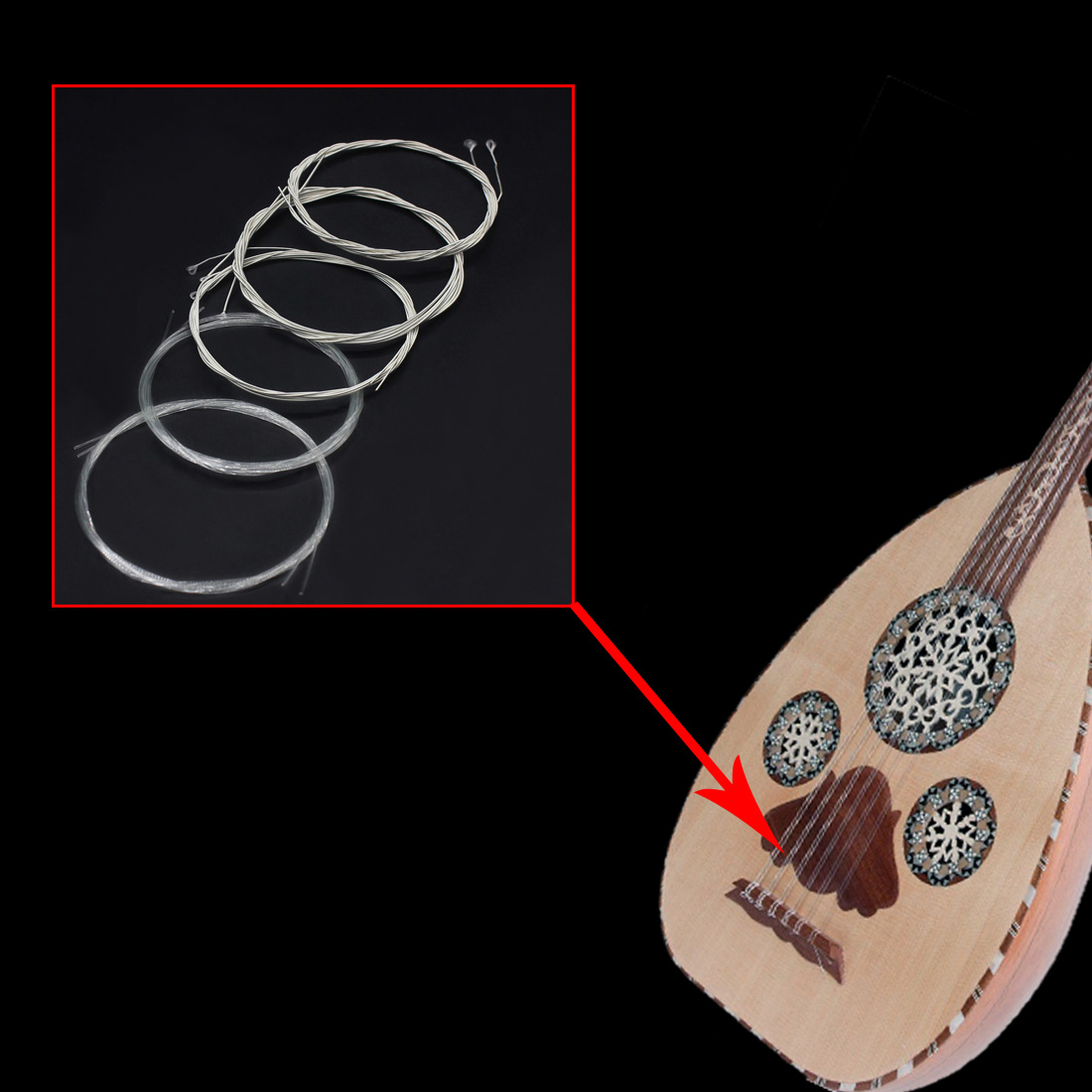 IRIN Oud Strings Turkey Oud Ar - Musical Instrument Names 评论和价格
