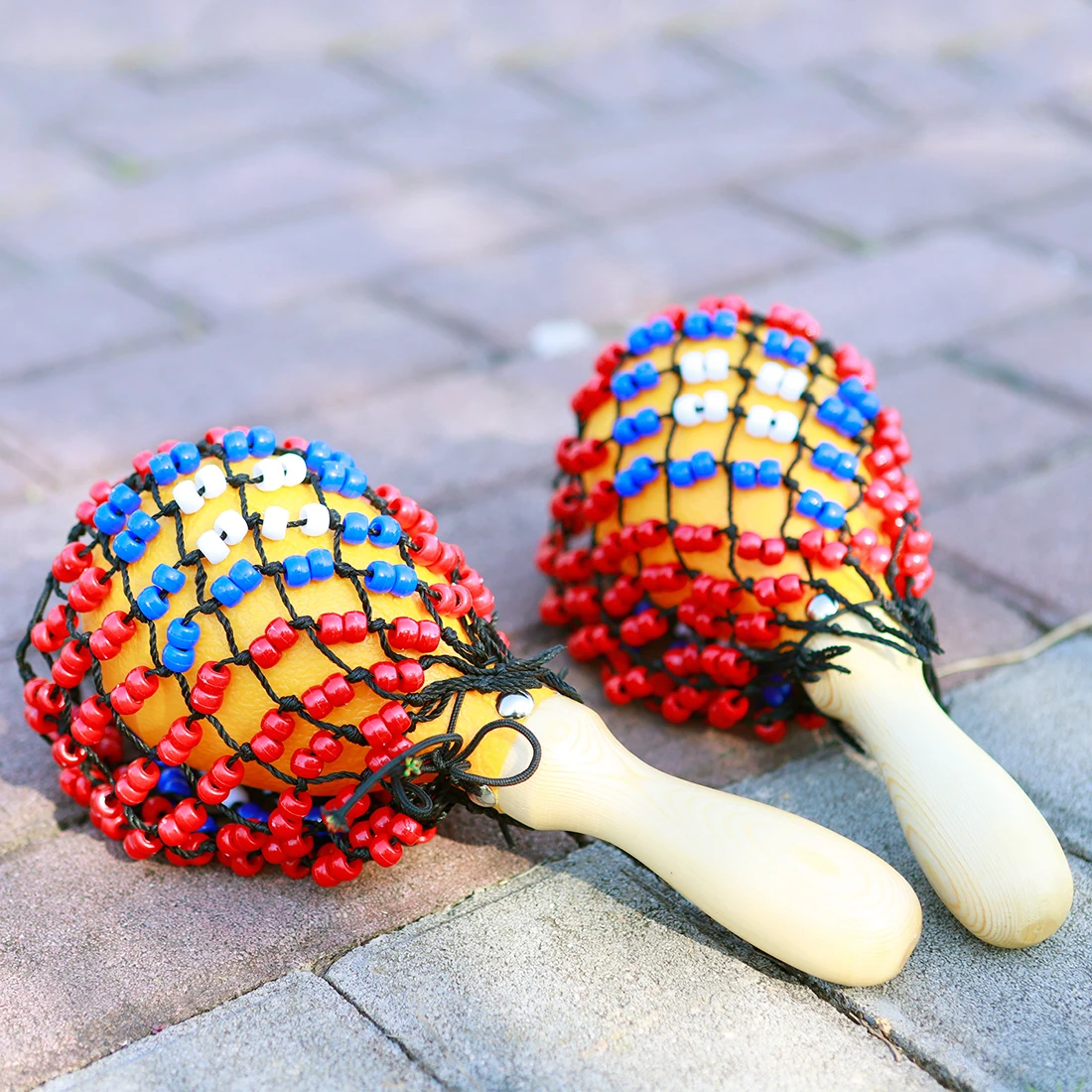 IRIN Orff Bead Net Sand Hammer - Musical Instrument Rattle 评论和价格