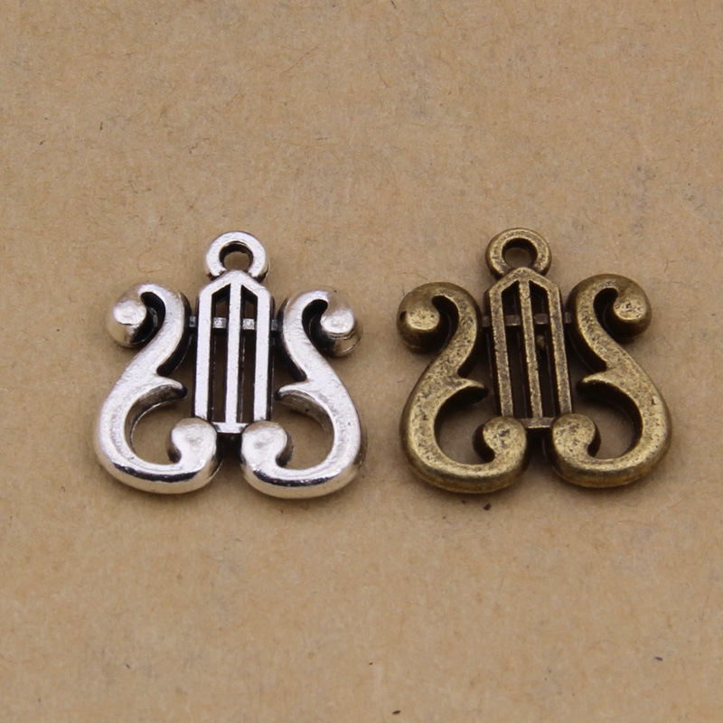 100pcs 17x16mm Zinc Alloy Anci - Musical Instrument Ancient 评论和价格