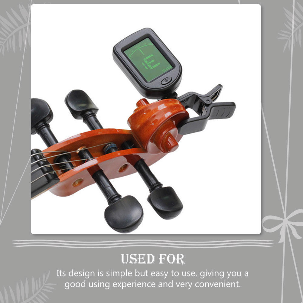 Universal Tuner for Guitar Vio - Musical Instrument Bass 评论和价格