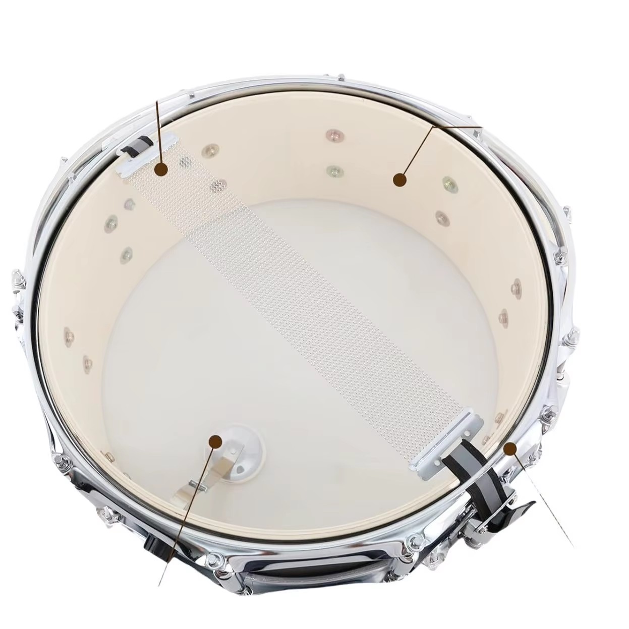 Wood‑grain Marching Drums Marc - Musical Instrument Band 评论和价格