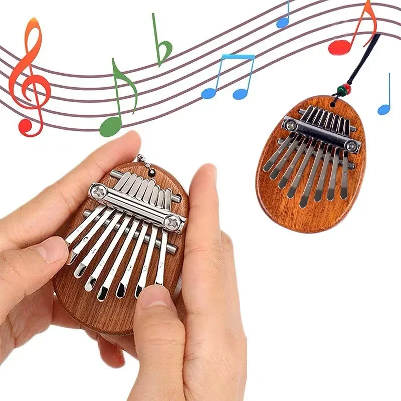 1Pcs Wood Mini Thumb Piano Mus - Musical Instrument Names 评论和价格