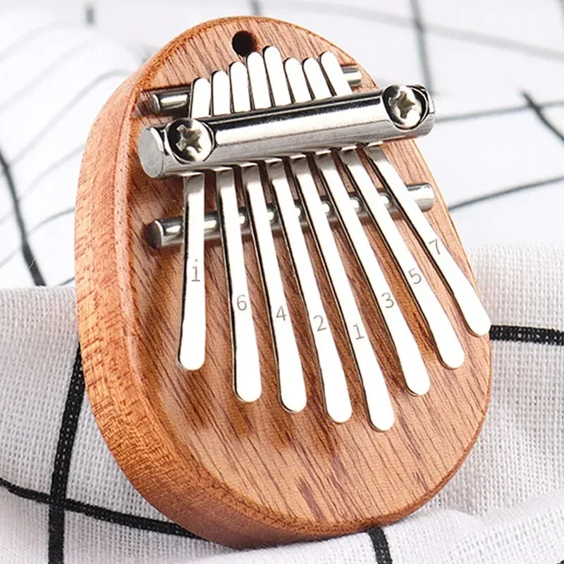 1Pcs Wood Mini Thumb Piano Mus - Musical Instrument Names 评论和价格