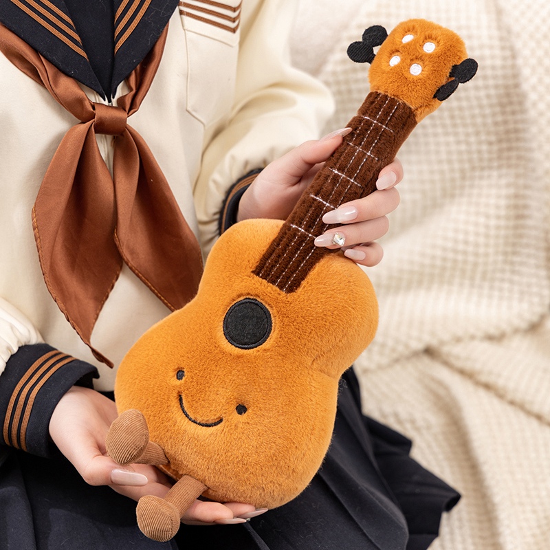 Cute Musical Plush Toy Soft Vi - Musical Instrument Veena 评论和价格