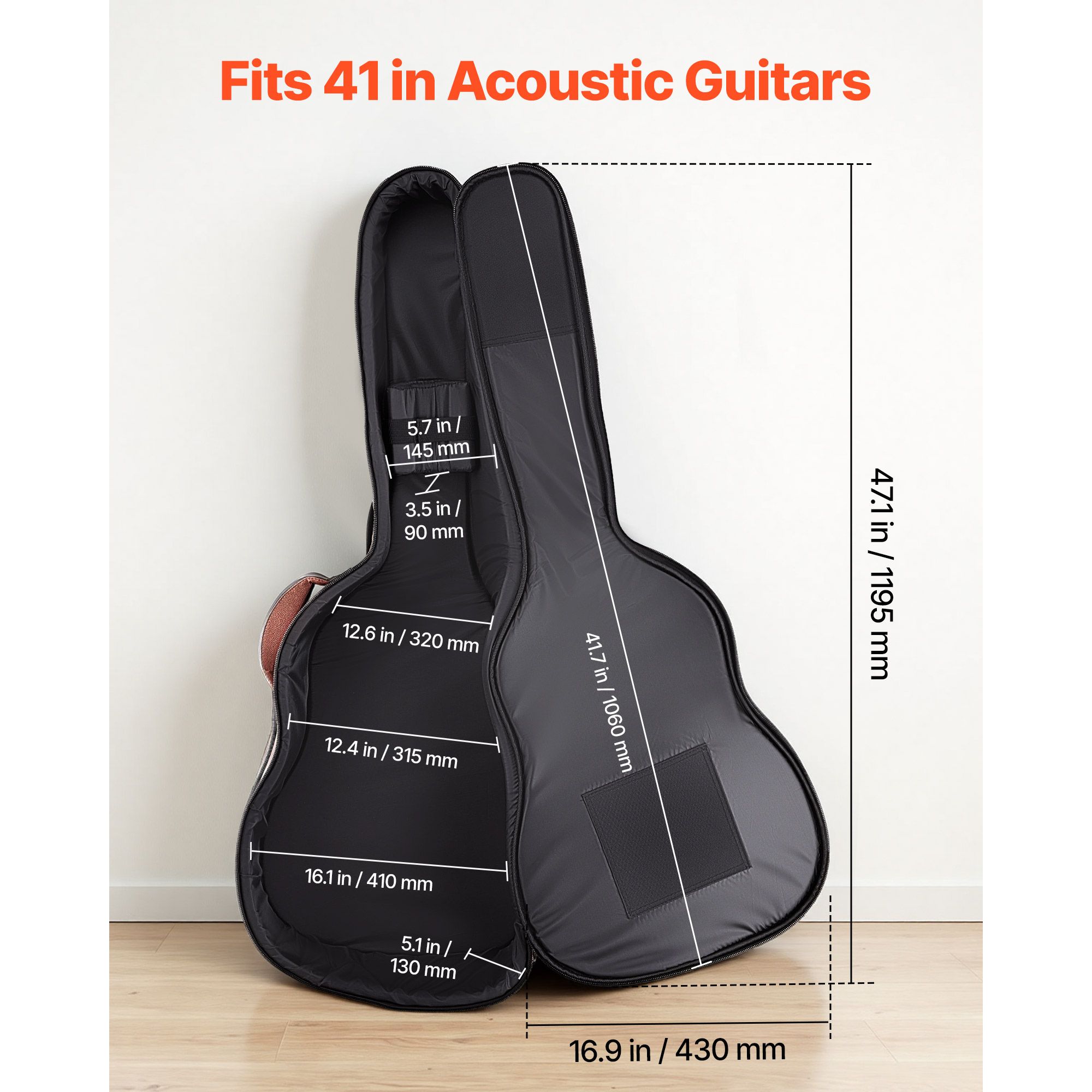 Acoustic Guitar Hard Case, 47. - Musical Instrument Band 评论和价格