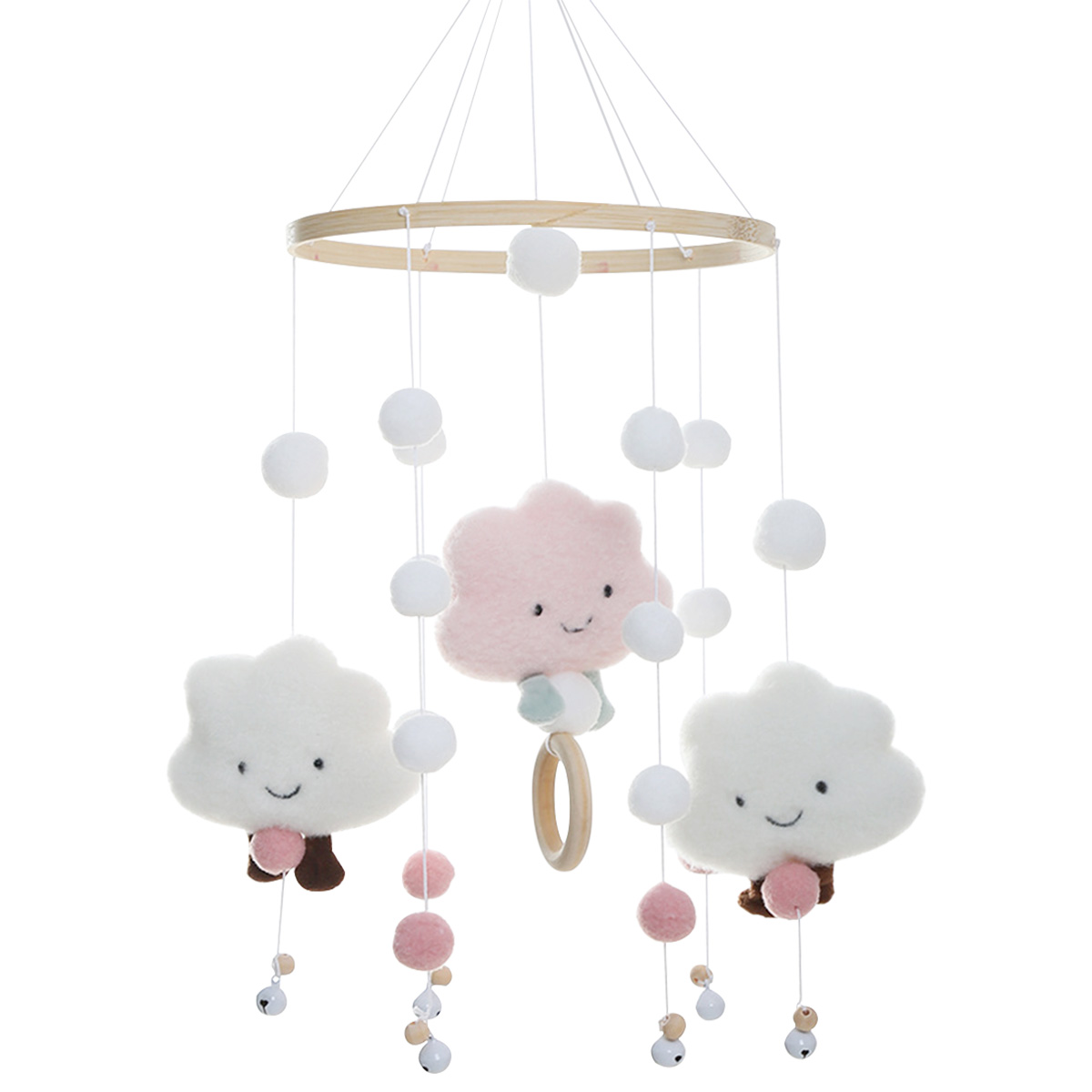 Mobile Wind Chimes with Cloud  - Musical Instrument Rattle 评论和价格