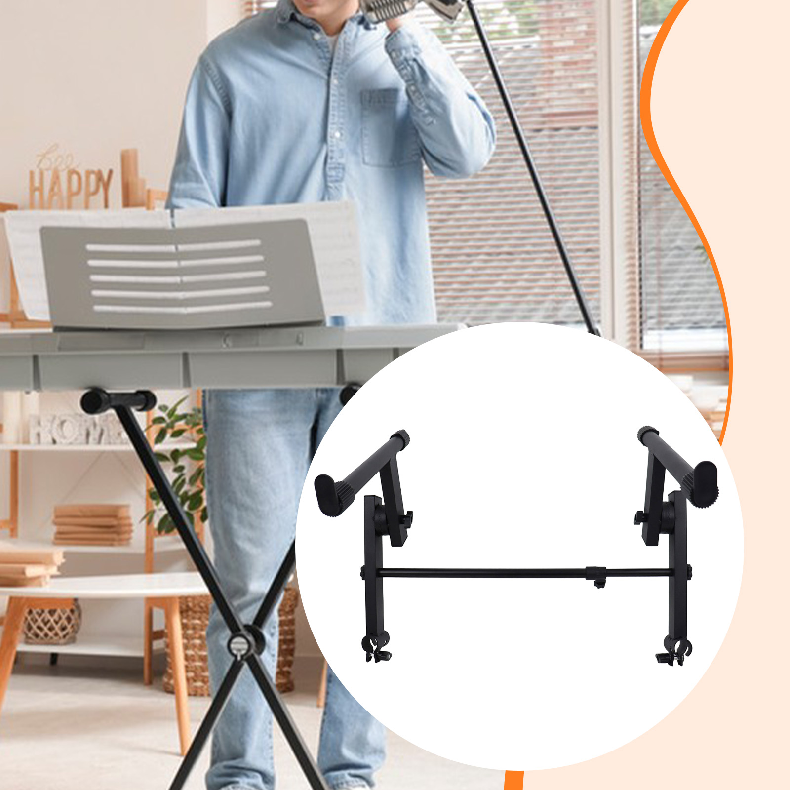 Metal Electric Piano Rack 2 Ti - Musical Instrument Names 评论和价格