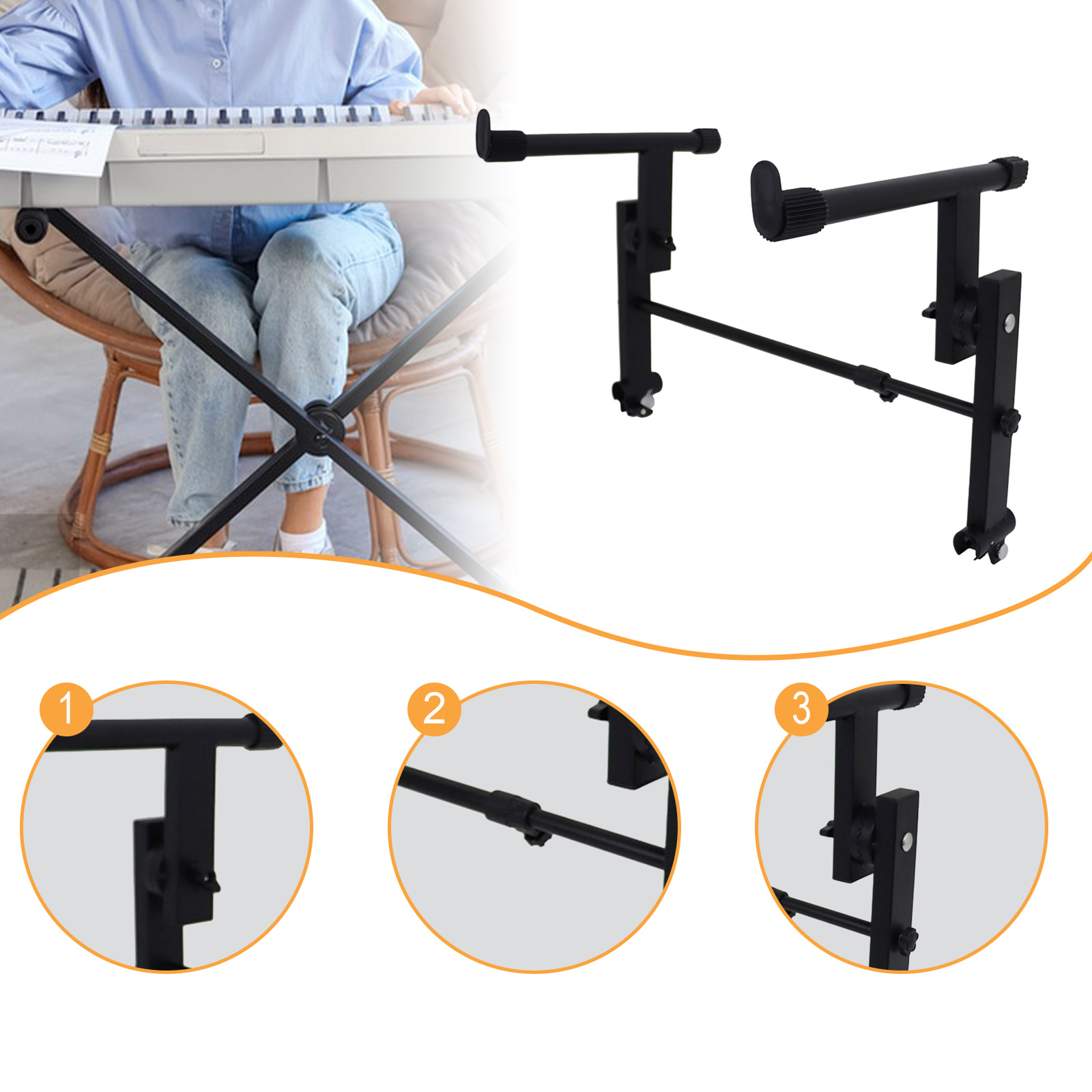 Metal Electric Piano Rack 2 Ti - Musical Instrument Names 评论和价格