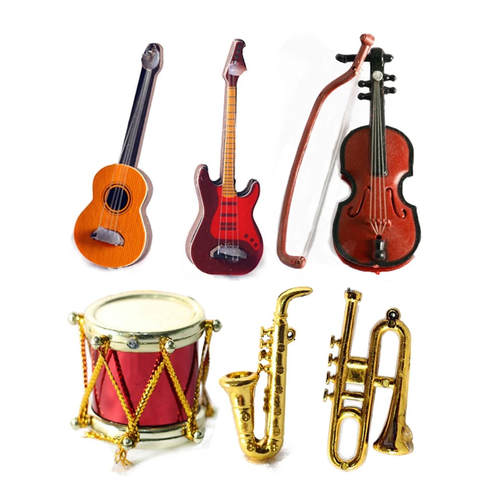 1/12 Scale Doll Musical Instru - Musical Instrument Names 评论和价格