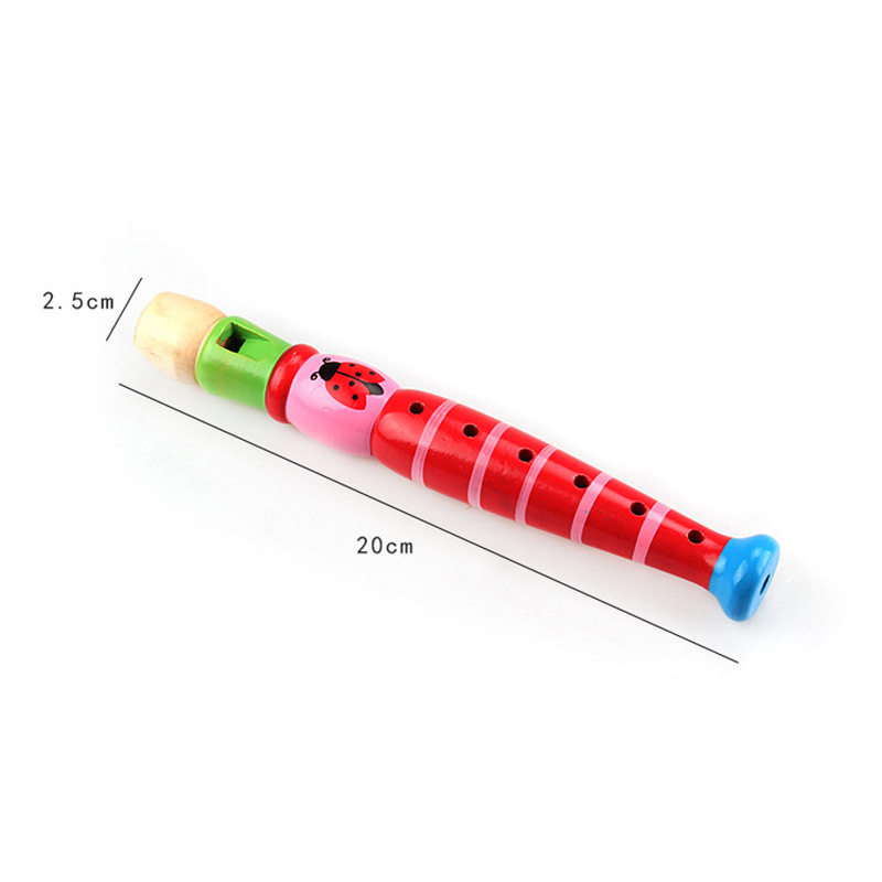 2pcs Wooden Flute 20cm Colorfu - Musical Instrument Drawing 评论和价格