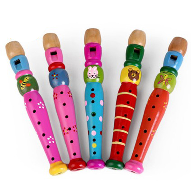 2pcs Wooden Flute 20cm Colorfu - Musical Instrument Drawing 评论和价格