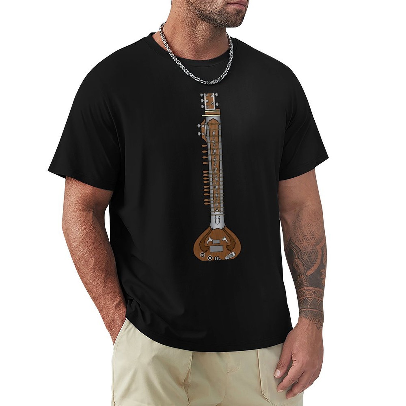 MUSICAL INSTRUMENTS - SITAR T- - Musical Instrument Sitar 评论和价格