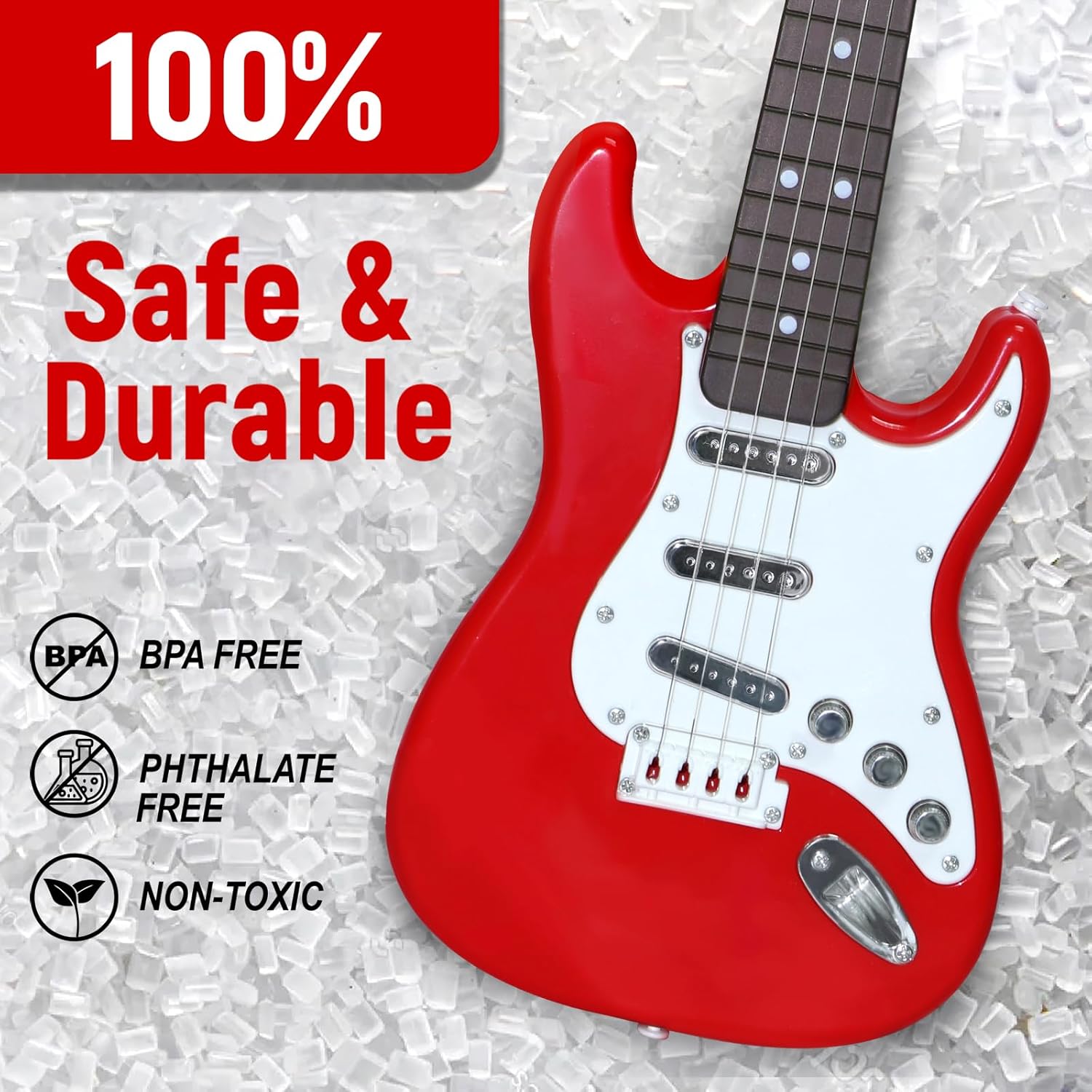 Kids Electric Guitar Toy - 4-S - Musical Instrument Drawing 评论和价格