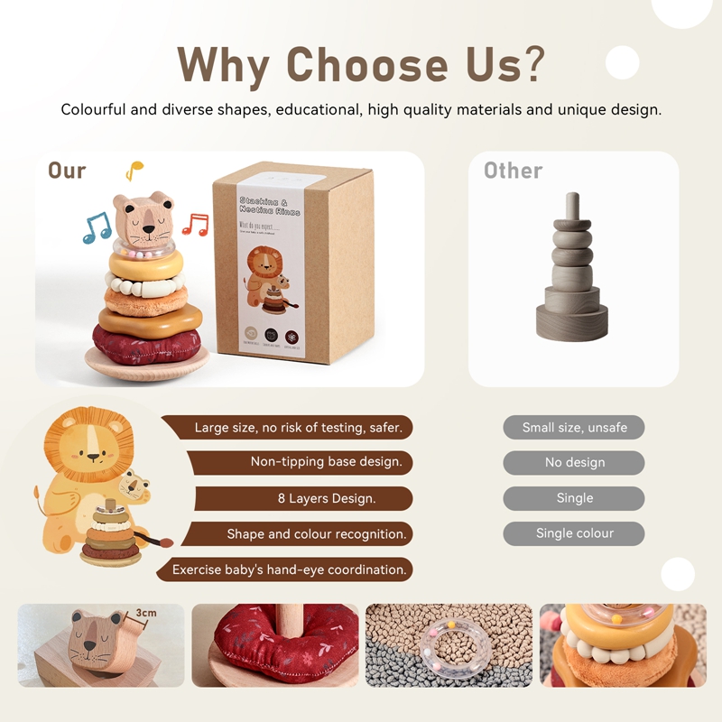 0-12 Months Cotton Rattle Toys - Musical Instrument Rattle 评论和价格