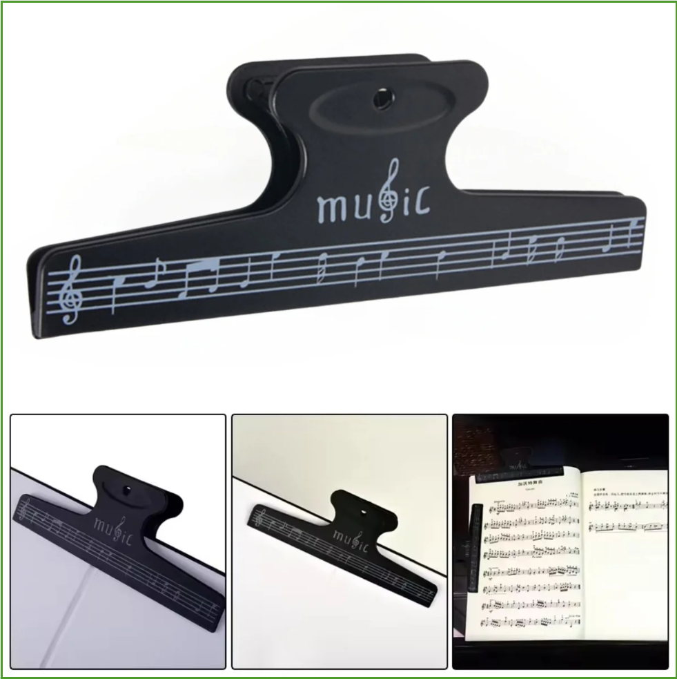 Sheet Music Clips Book Page No - Musical Instrument Names 评论和价格