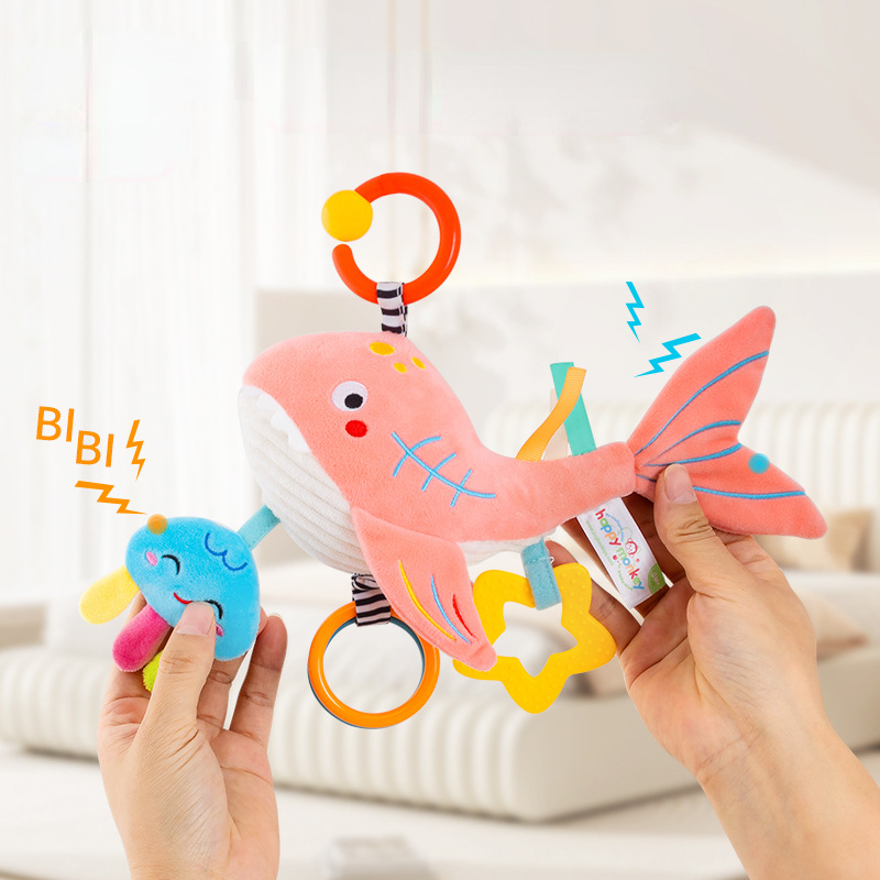 Newborn Infant Soft Plush Toy  - Musical Instrument Rattle 评论和价格