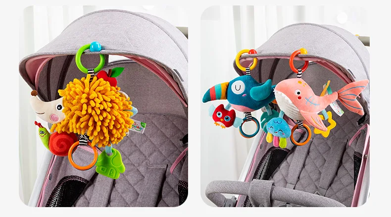 Newborn Infant Soft Plush Toy  - Musical Instrument Rattle 评论和价格