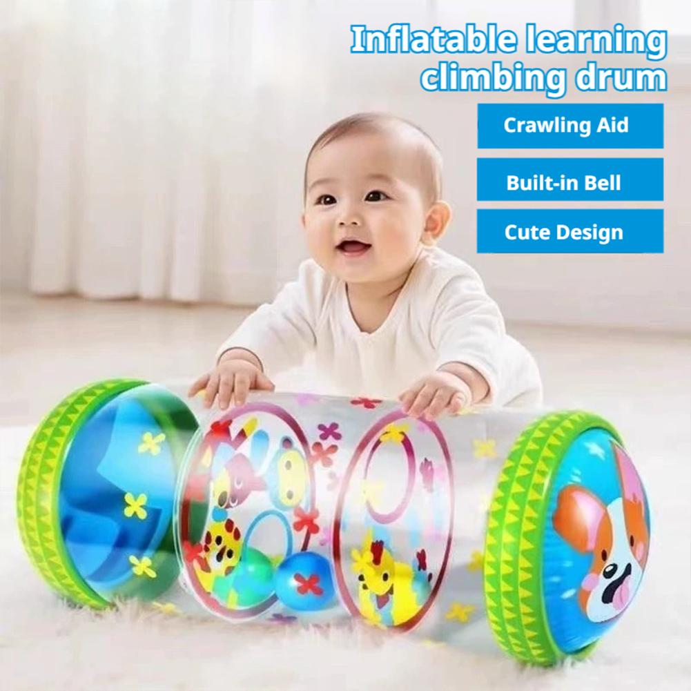 Inflatable Baby Crawling Rolle - Musical Instrument Rattle 评论和价格